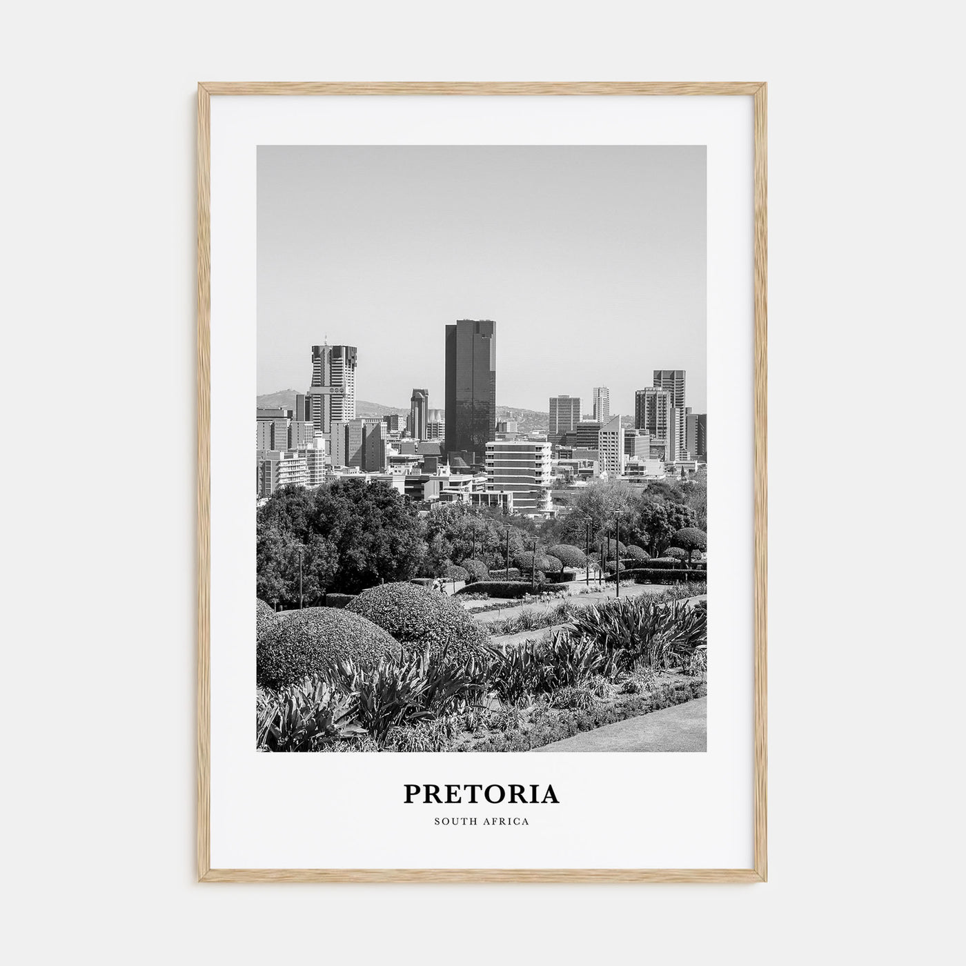 Pretoria Portrait B&W Poster