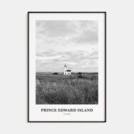 Prince Edward Island Portrait B&W Poster