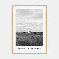 Prince Edward Island Portrait B&W Poster