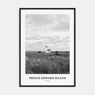Prince Edward Island Portrait B&W Poster
