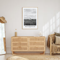 Prince Edward Island Portrait B&W Poster