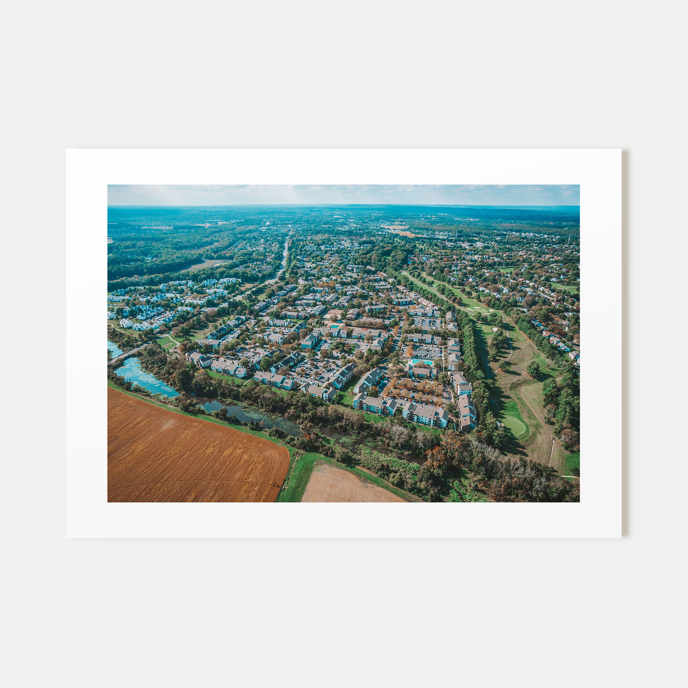 Princeton Landscape Color Poster