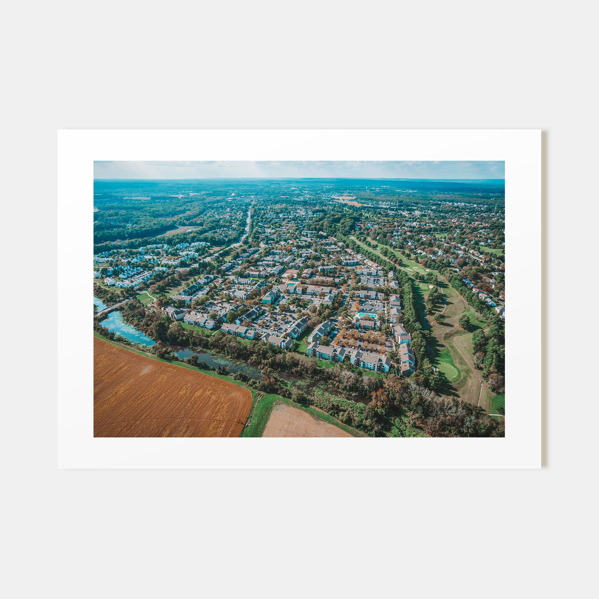 Princeton Landscape Color Poster