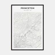 Princeton Map Portrait Poster