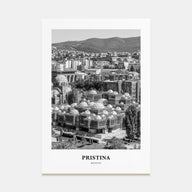 Pristina Portrait B&W Poster