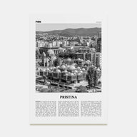 Pristina Travel B&W Poster