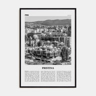 Pristina Travel B&W Poster