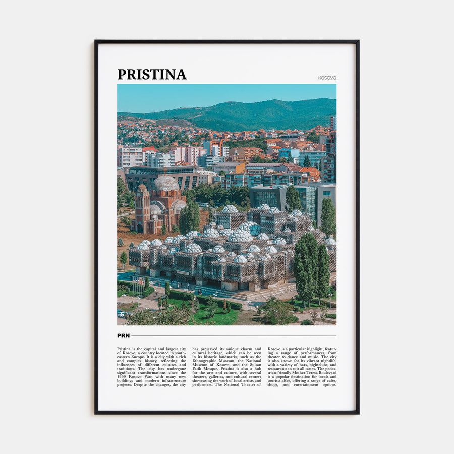 Pristina Travel Color Poster