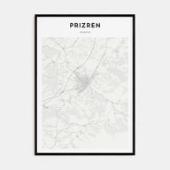 Prizren Map Portrait Poster