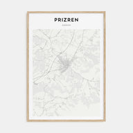 Prizren Map Portrait Poster