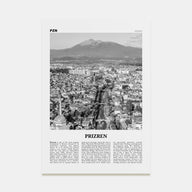 Prizren Travel B&W Poster