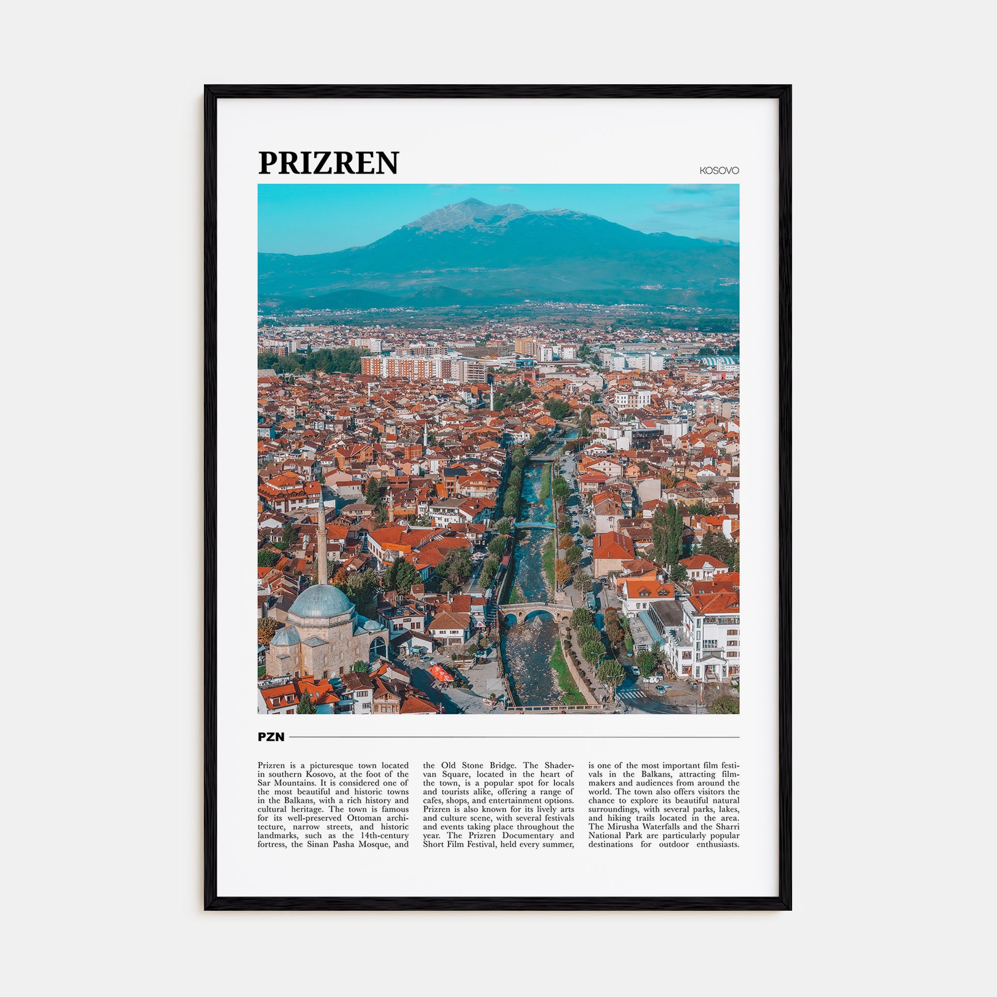Prizren Travel Color No 1 Poster