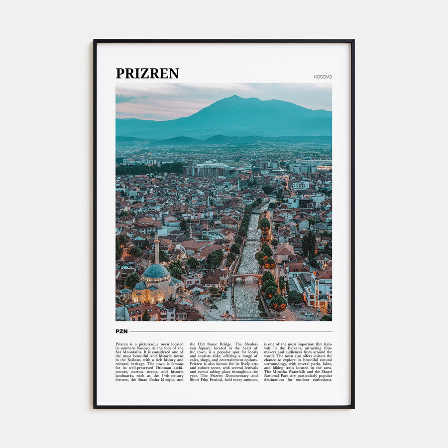 Prizren Travel Color No 2 Poster
