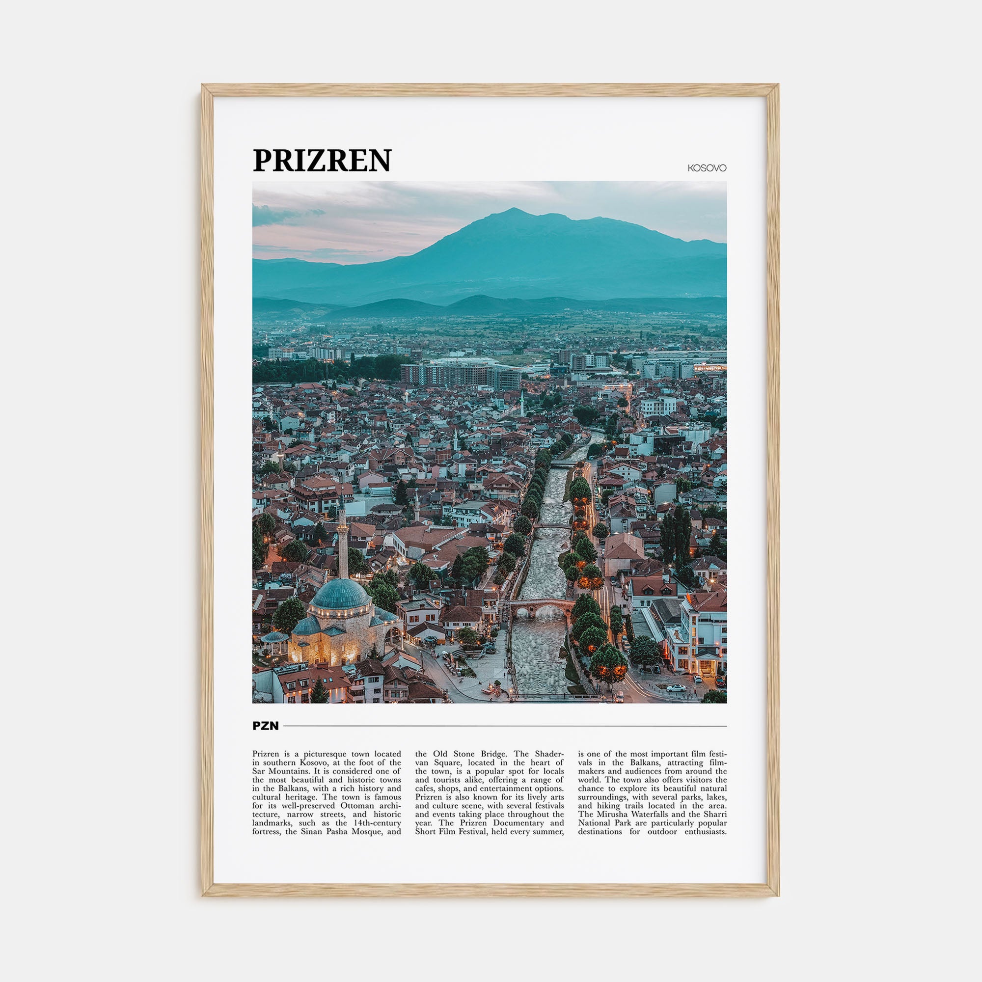 Prizren Travel Color No 2 Poster