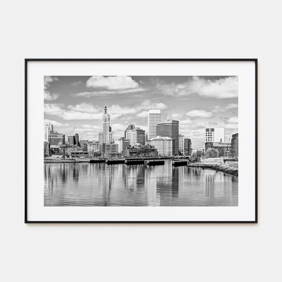 Providence Landscape B&W Poster