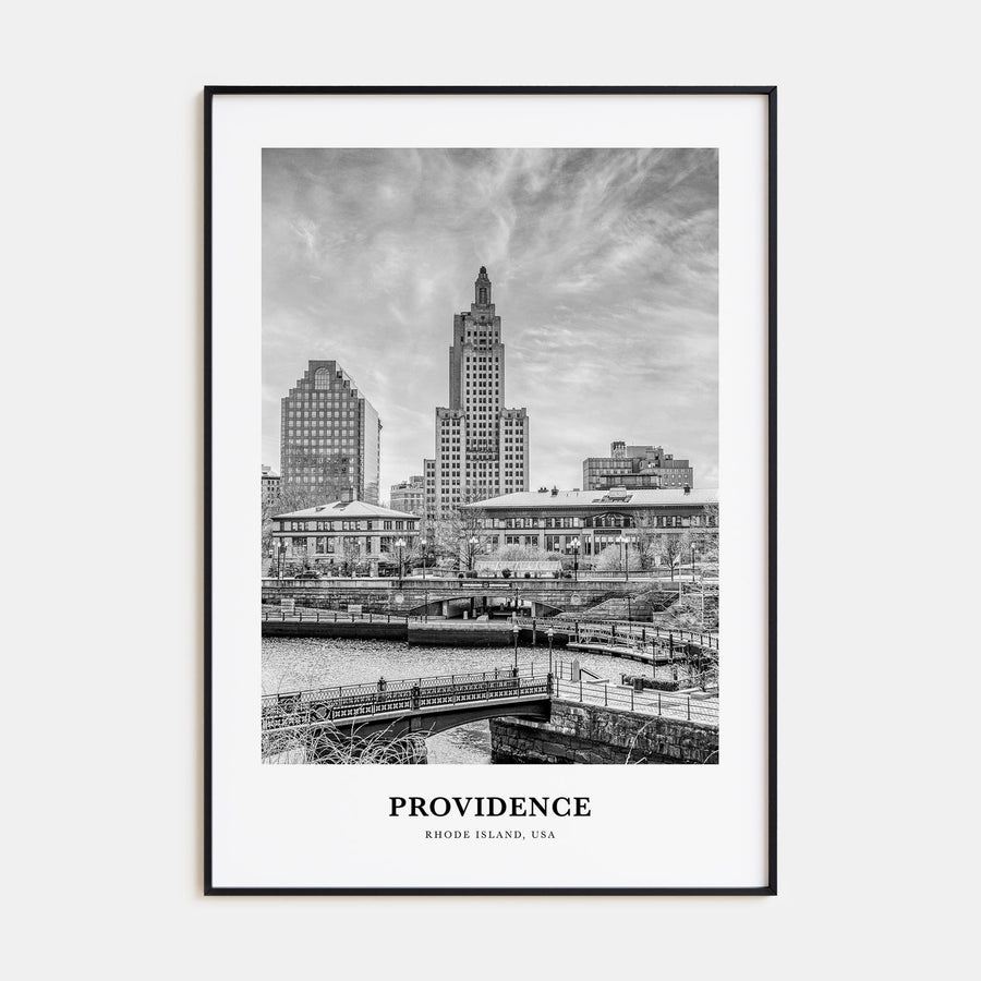 Providence Portrait B&W Poster