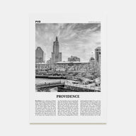 Providence Travel B&W Poster