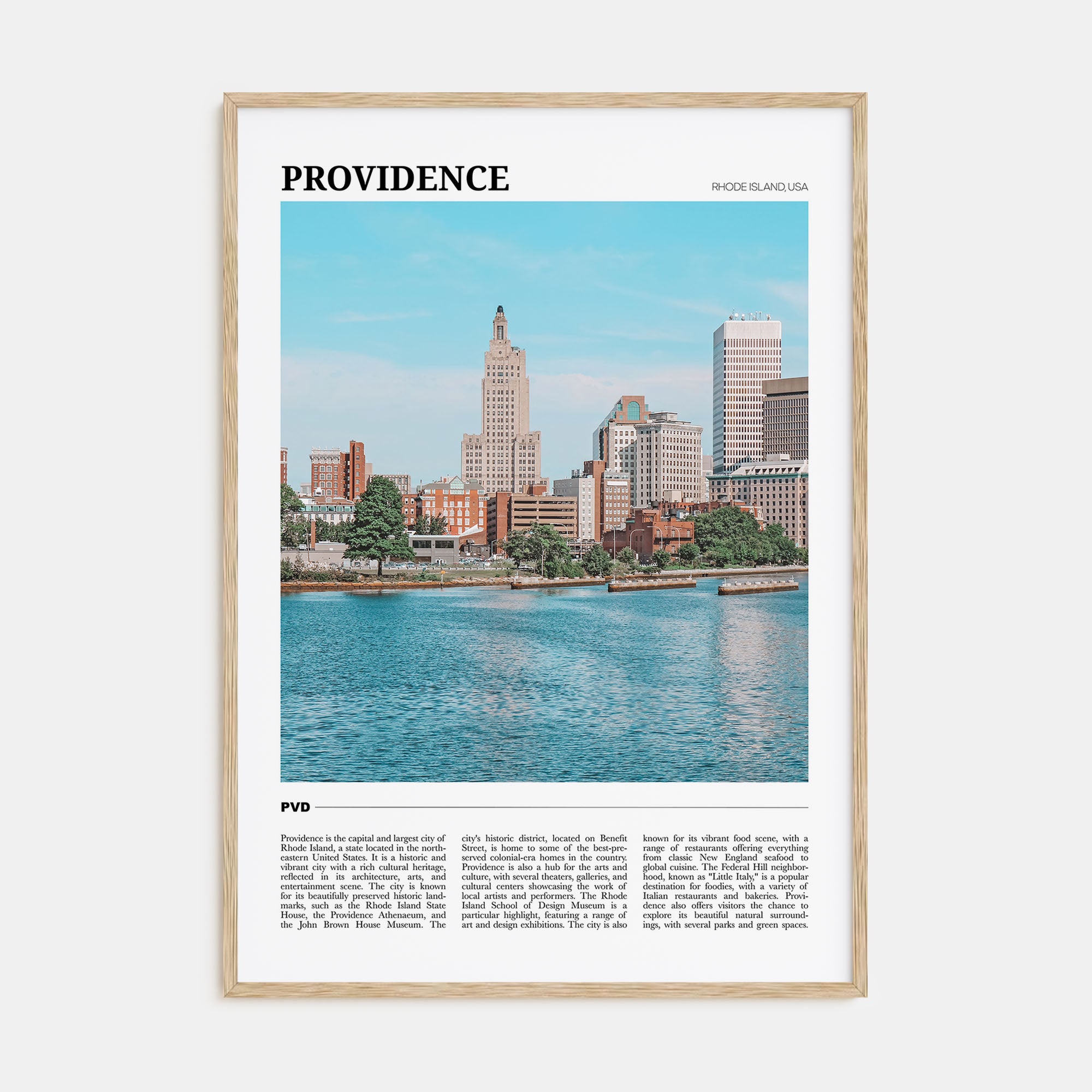 Providence Travel Color Poster