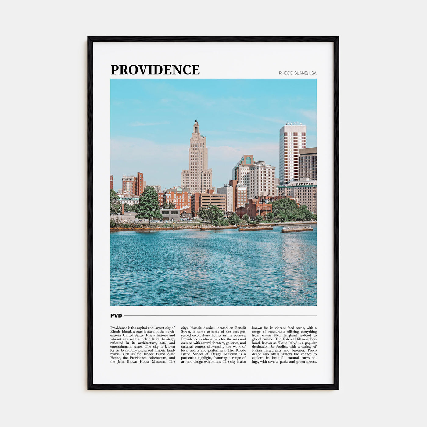 Providence Travel Color Poster