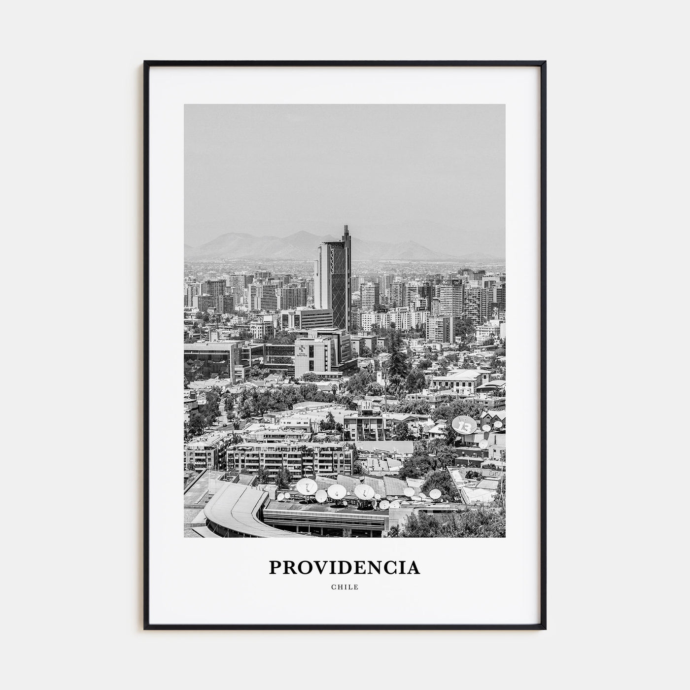 Providencia Portrait B&W Poster