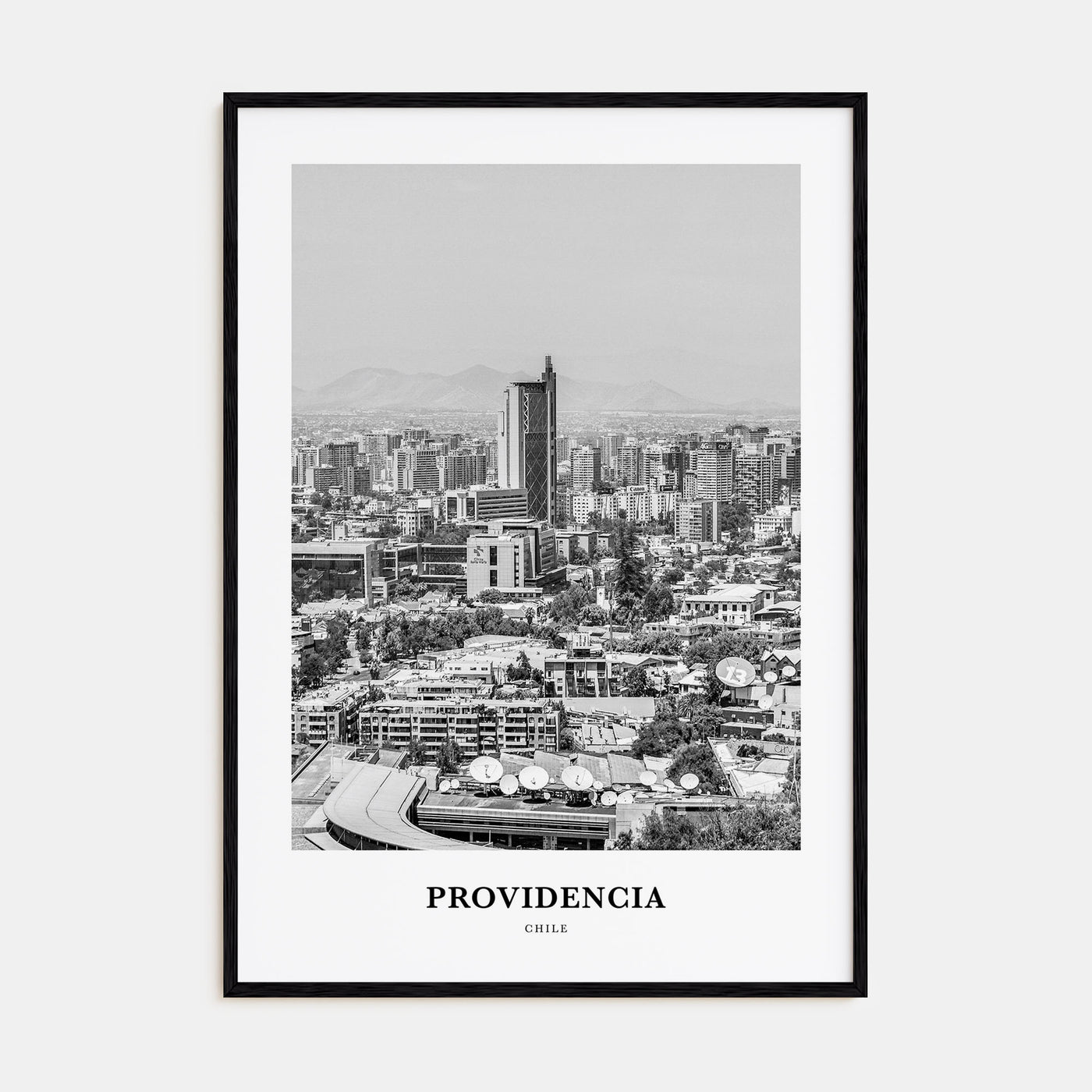 Providencia Portrait B&W Poster