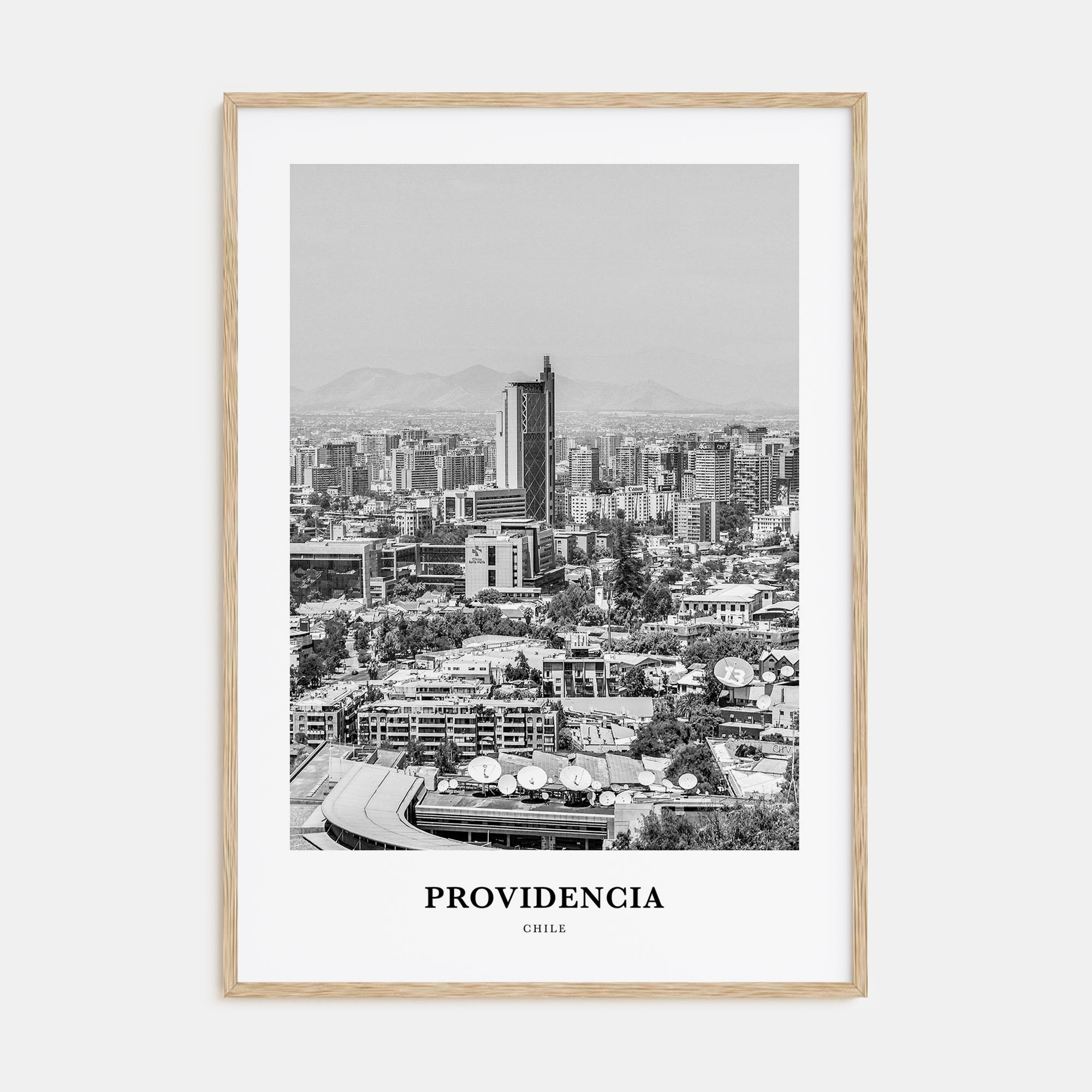 Providencia Portrait B&W Poster