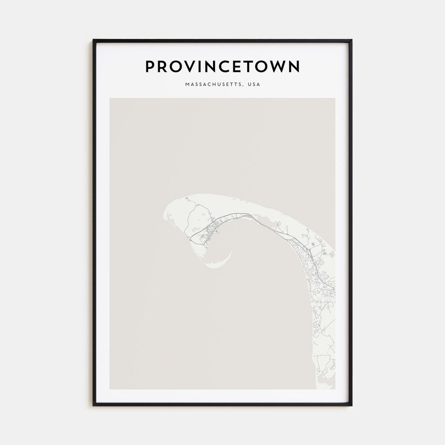 Provincetown Map Portrait Poster
