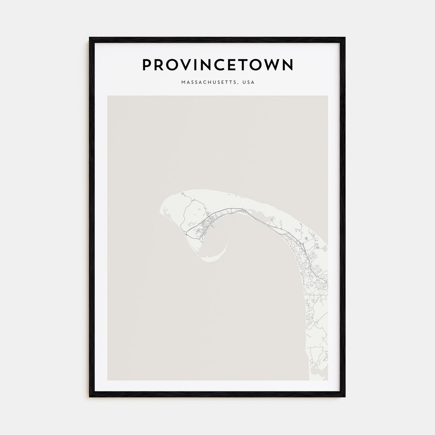 Provincetown Map Portrait Poster