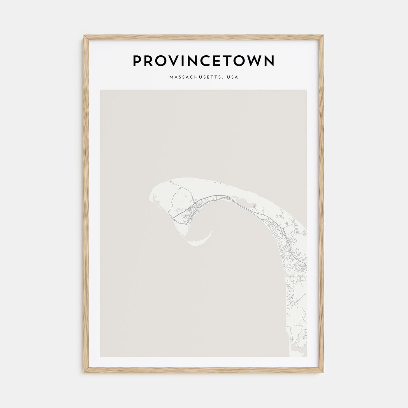 Provincetown Map Portrait Poster