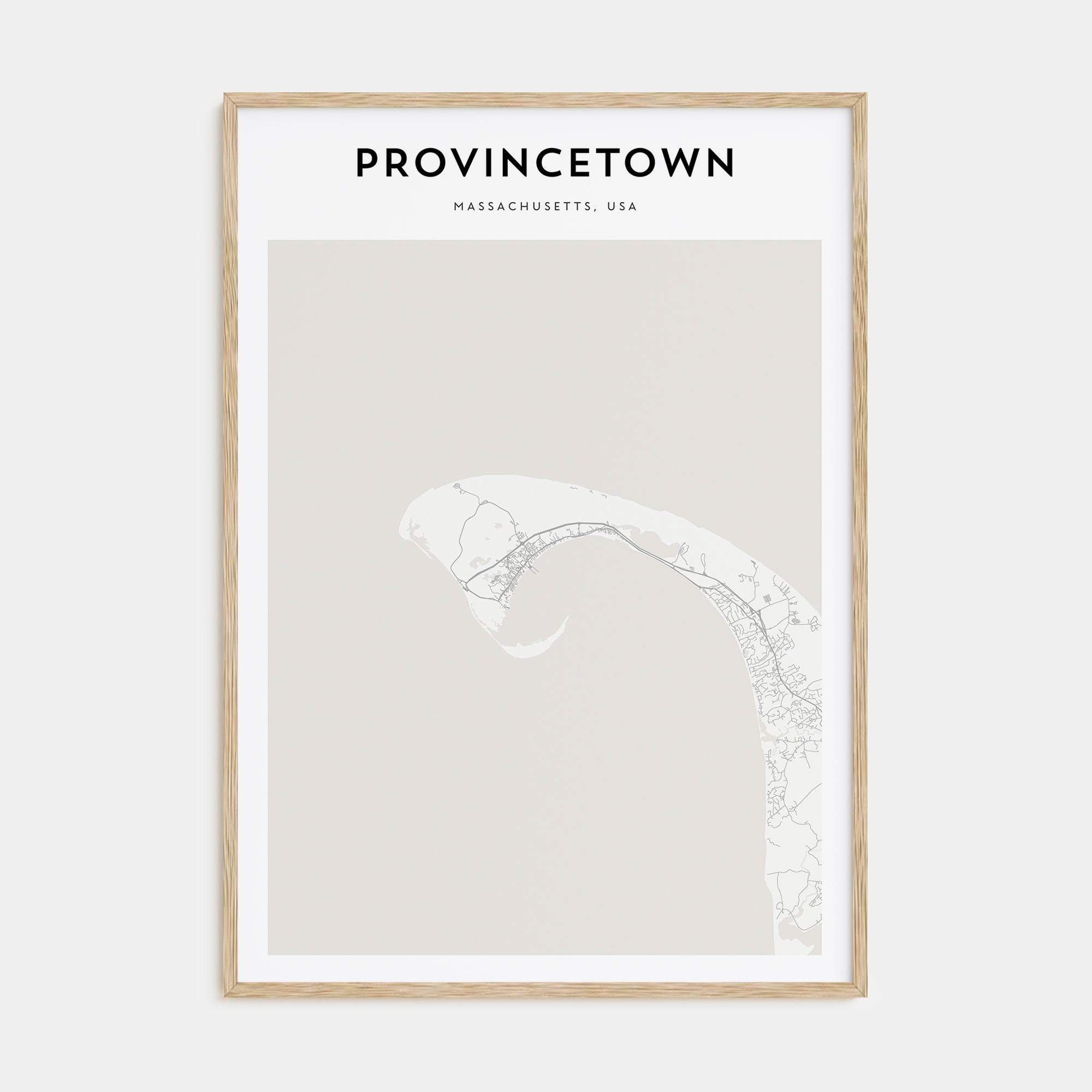 Provincetown Map Portrait Poster