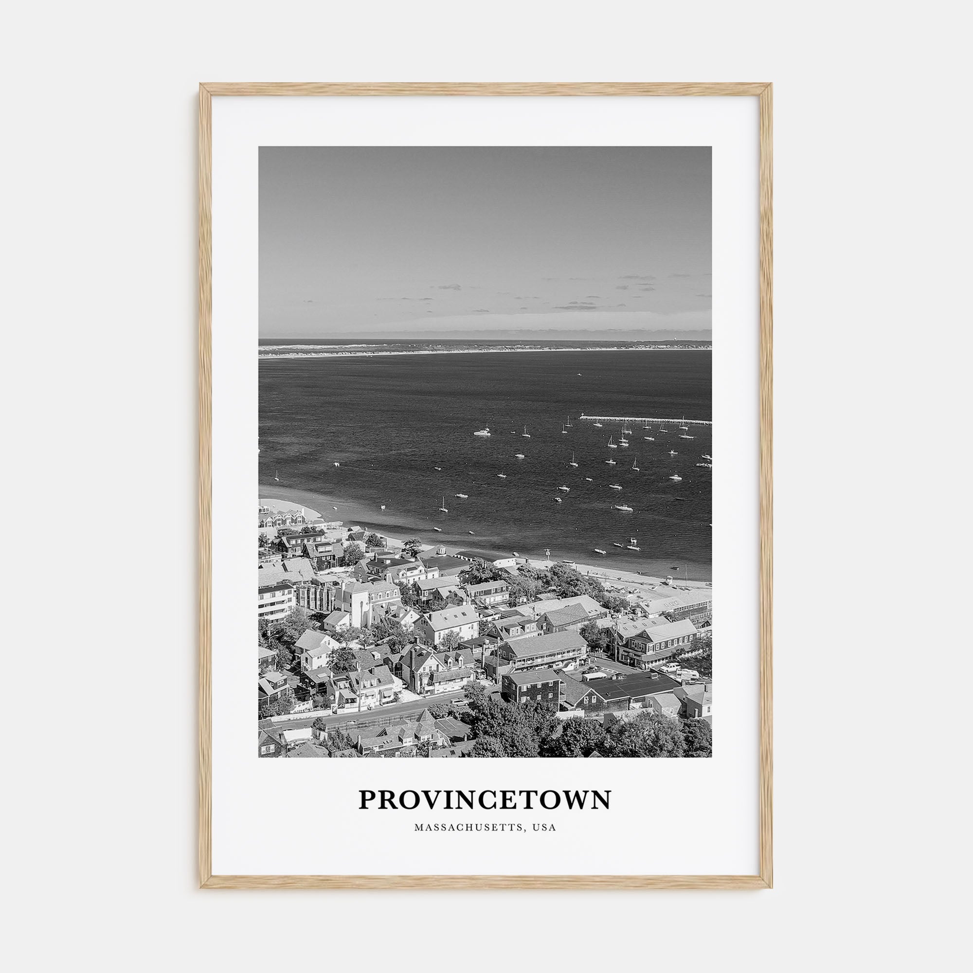 Provincetown Portrait B&W Poster