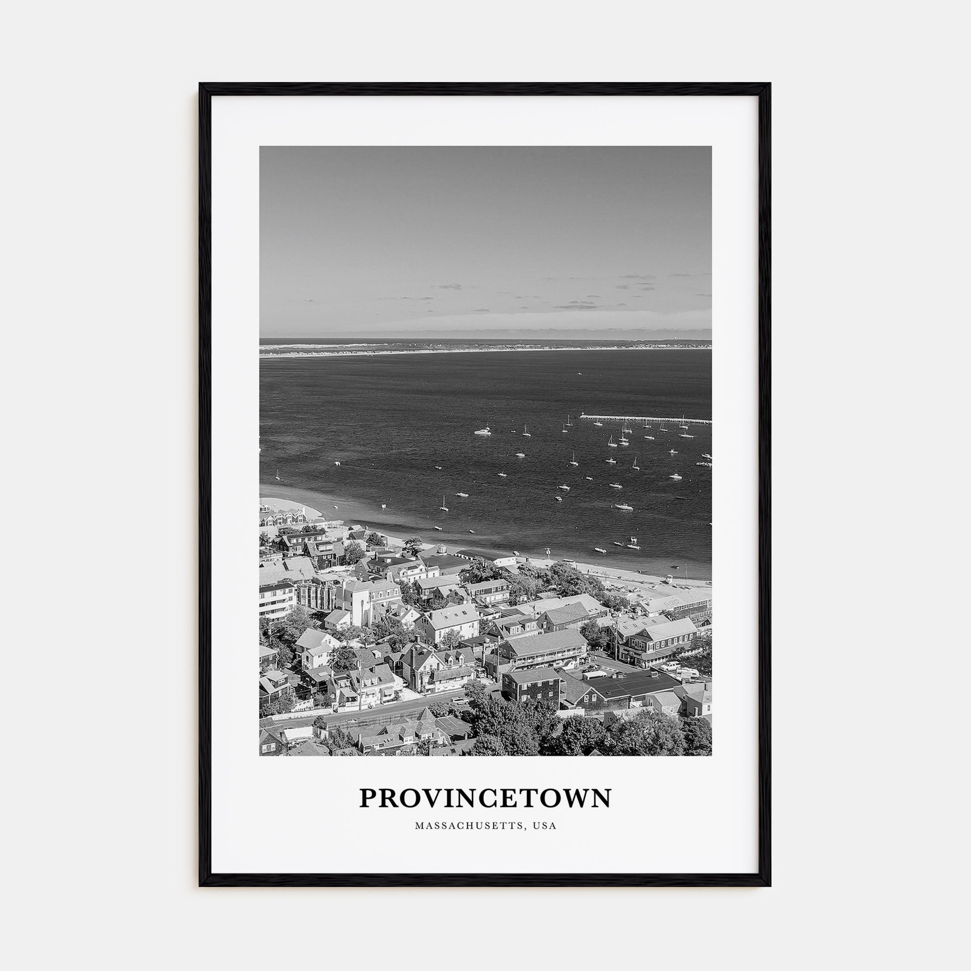 Provincetown Portrait B&W Poster