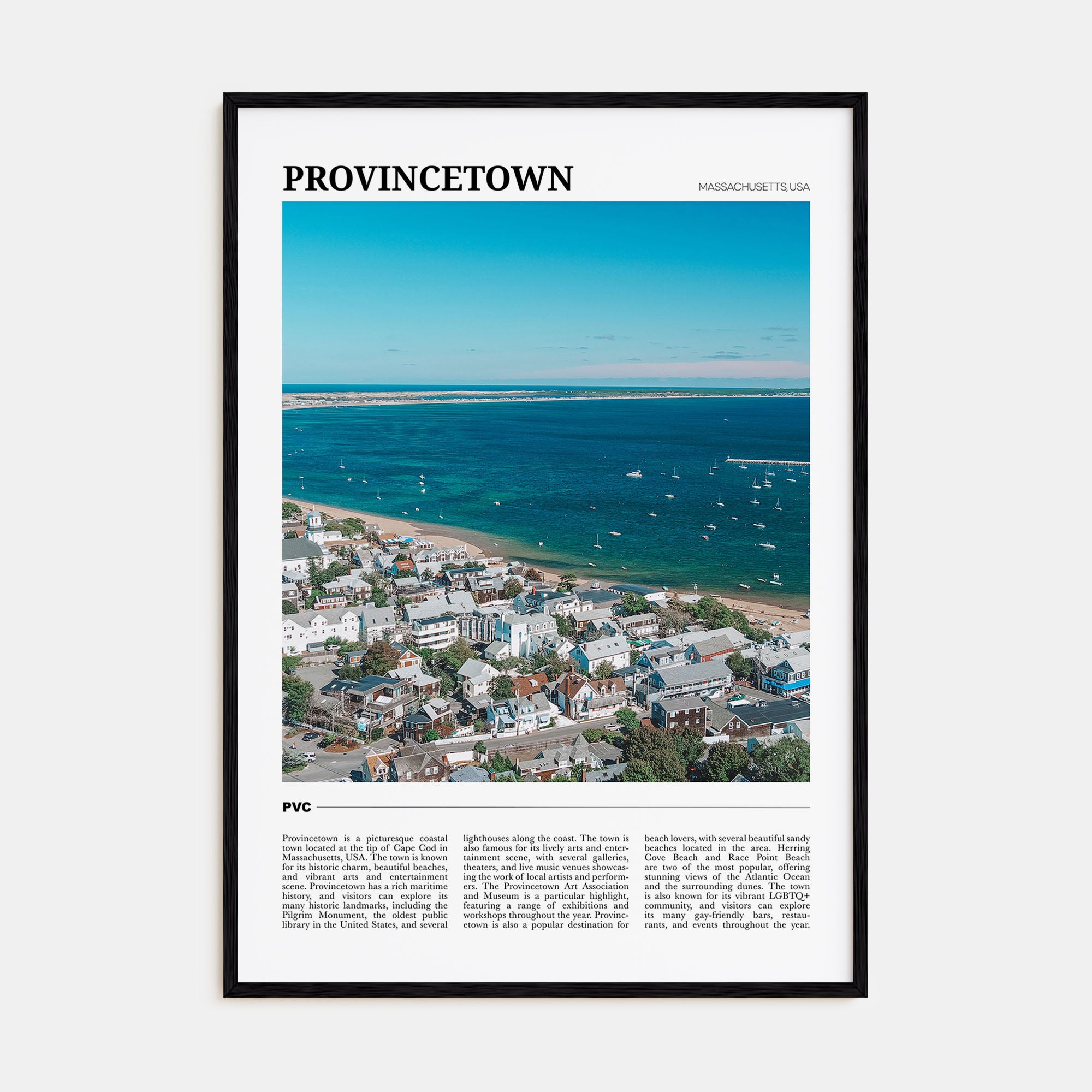 Provincetown Travel Color Poster