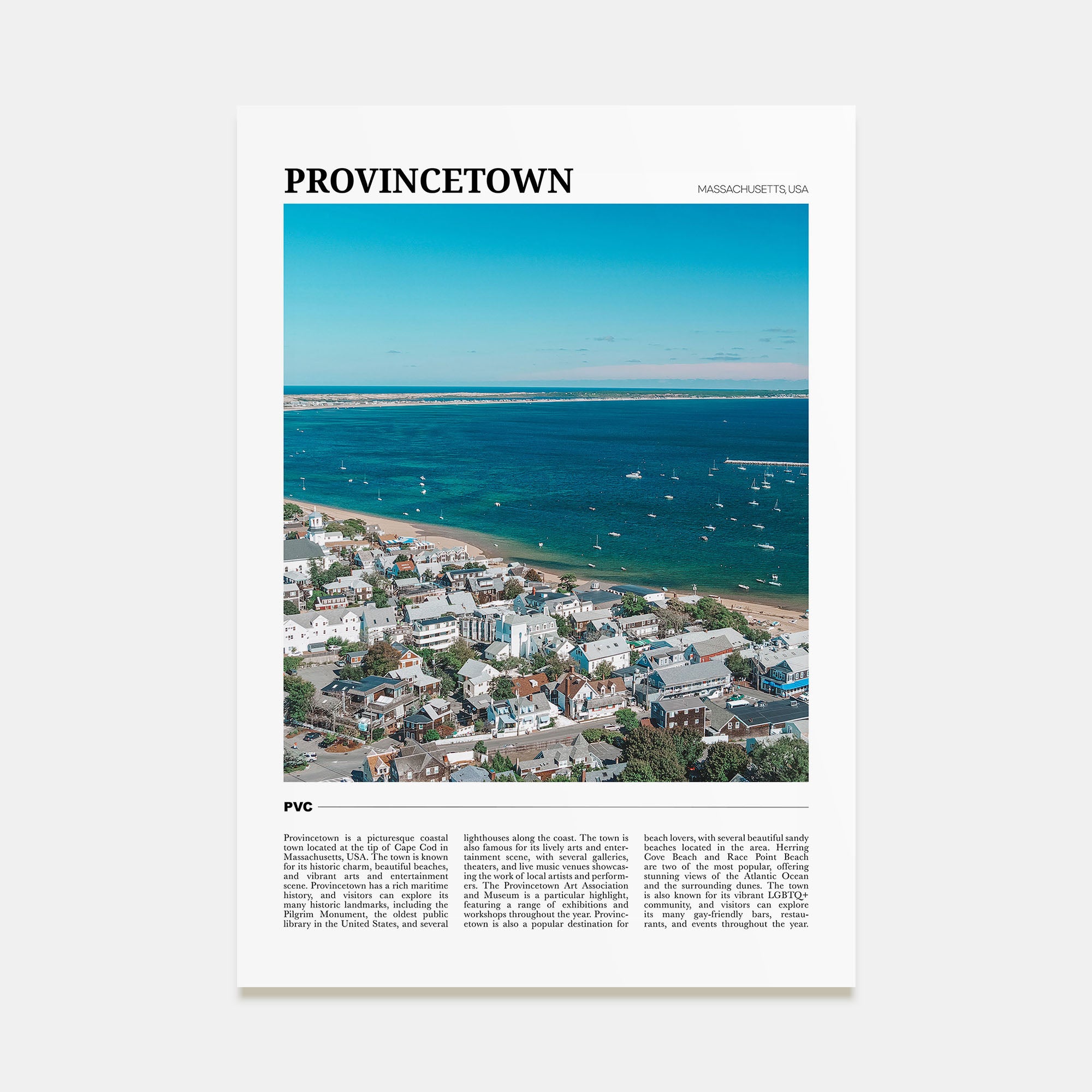 Provincetown Travel Color Poster