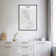 Provo Map Portrait Poster