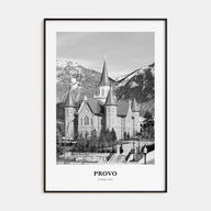 Provo Portrait B&W Poster