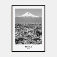 Puebla Portrait B&W Poster