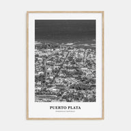 Puerto Plata Portrait B&W Poster