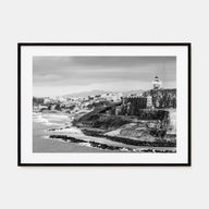 Puerto Rico Landscape B&W Poster