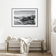 Puerto Rico Landscape B&W Poster