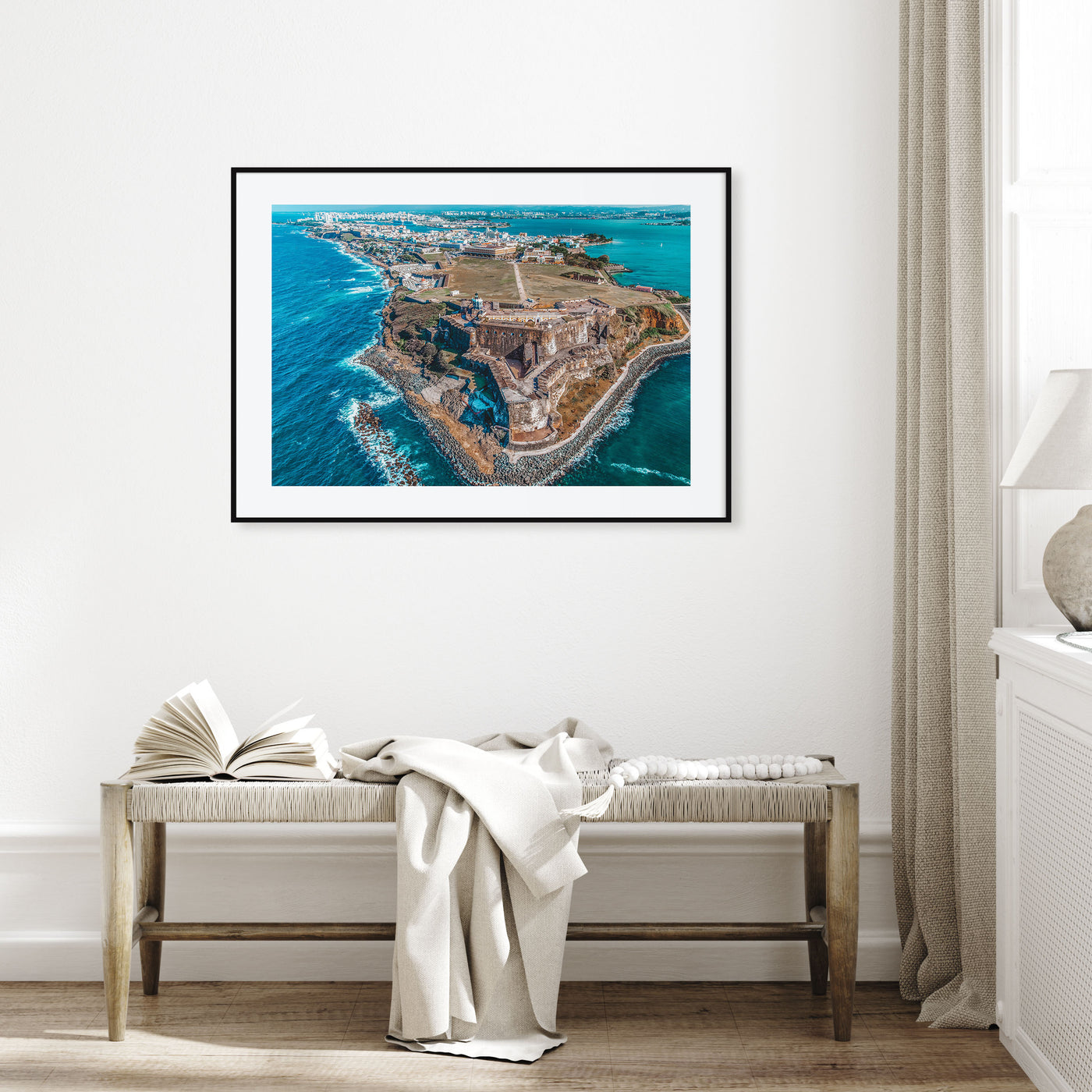 Puerto Rico Landscape Color Poster