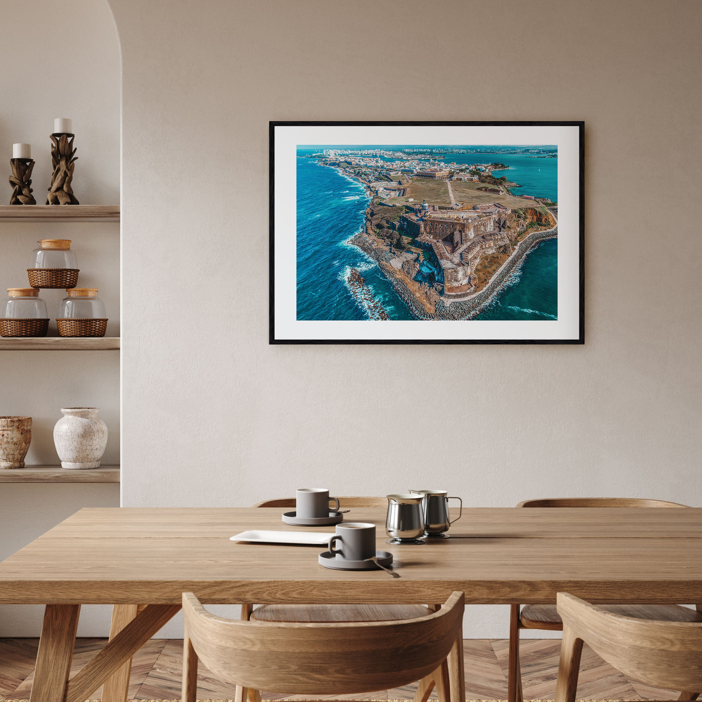 Puerto Rico Landscape Color Poster