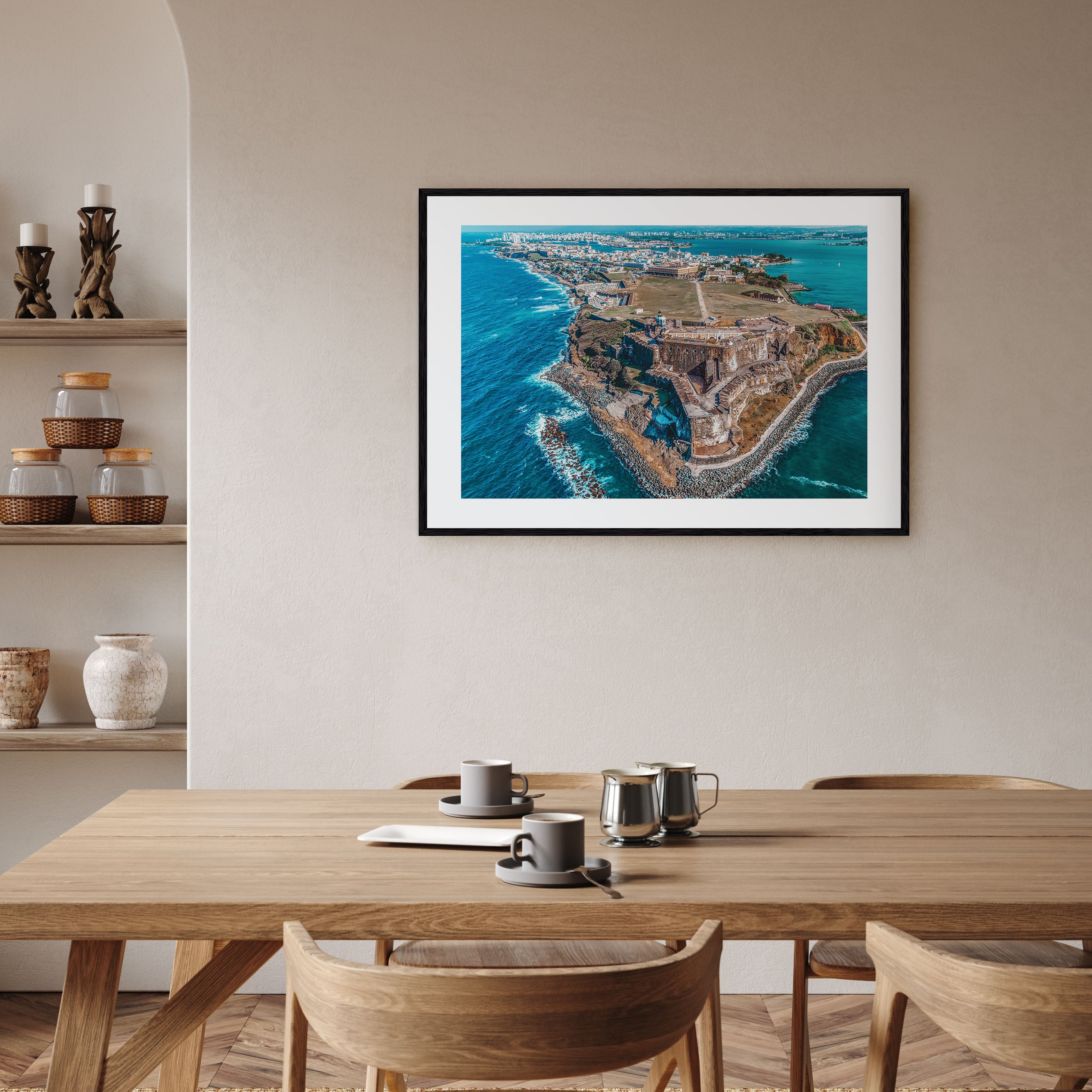 Puerto Rico Landscape Color Poster