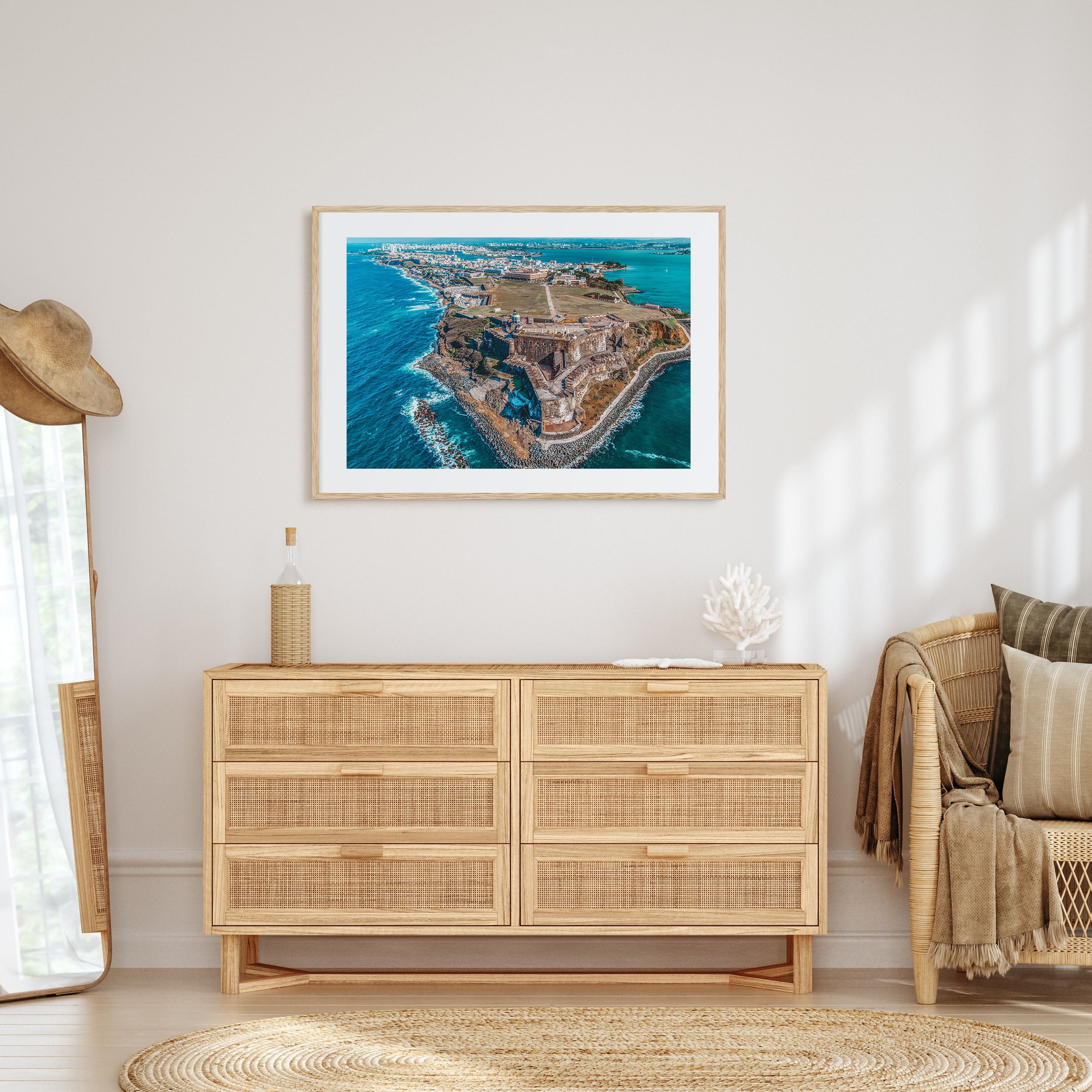 Puerto Rico Landscape Color Poster