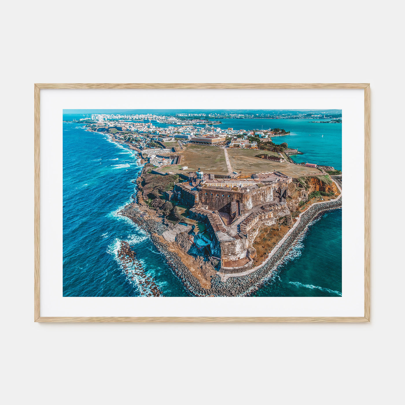 Puerto Rico Landscape Color Poster
