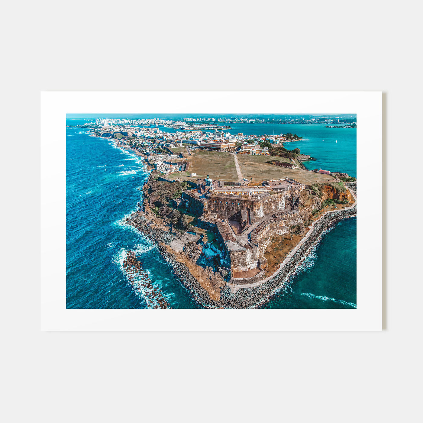 Puerto Rico Landscape Color Poster