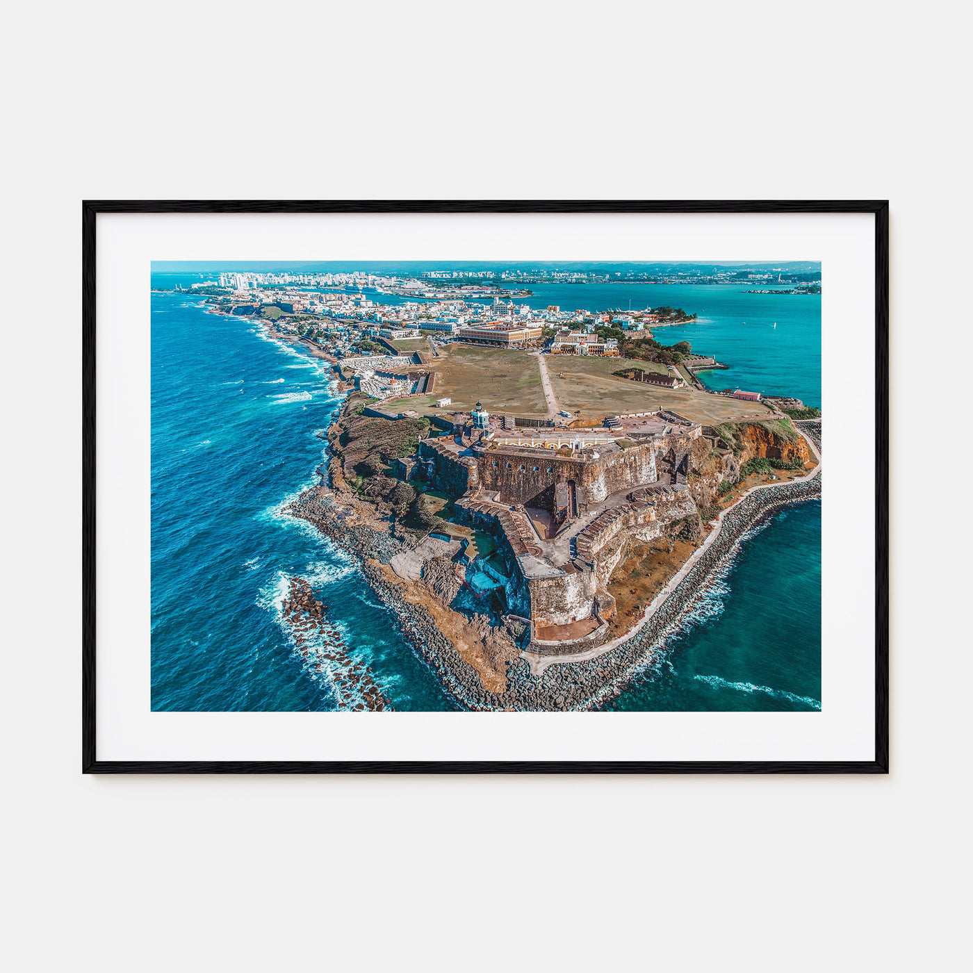Puerto Rico Landscape Color Poster