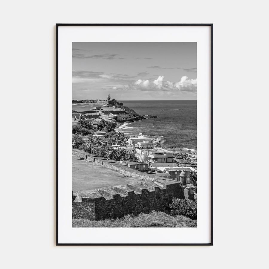 Puerto Rico Photo B&W No 1 Poster