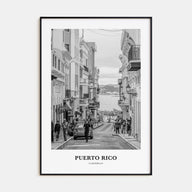 Puerto Rico Portrait B&W No 2 Poster