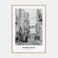 Puerto Rico Portrait B&W No 2 Poster